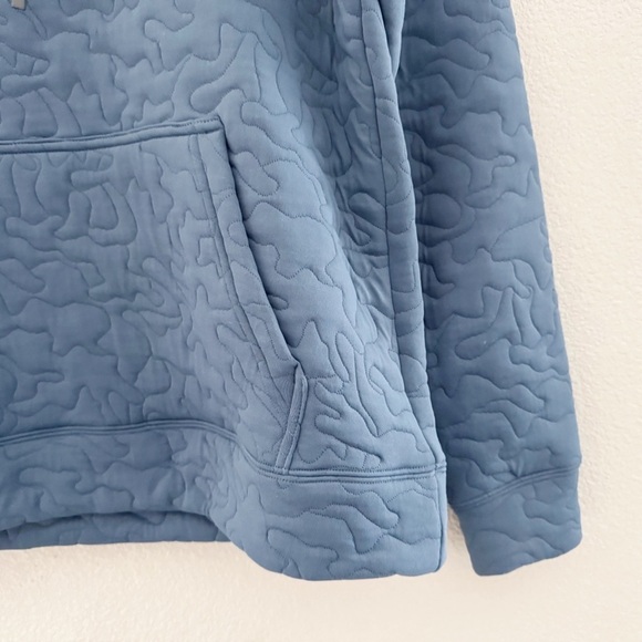 AFTCO Women's Quilted Refuge Hoodie Pullover Outdoor Fishing Sustainable Blue S - Picture 9 of 13